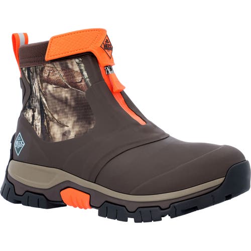 Muck Mid Zip Ankle Boot In Brown
