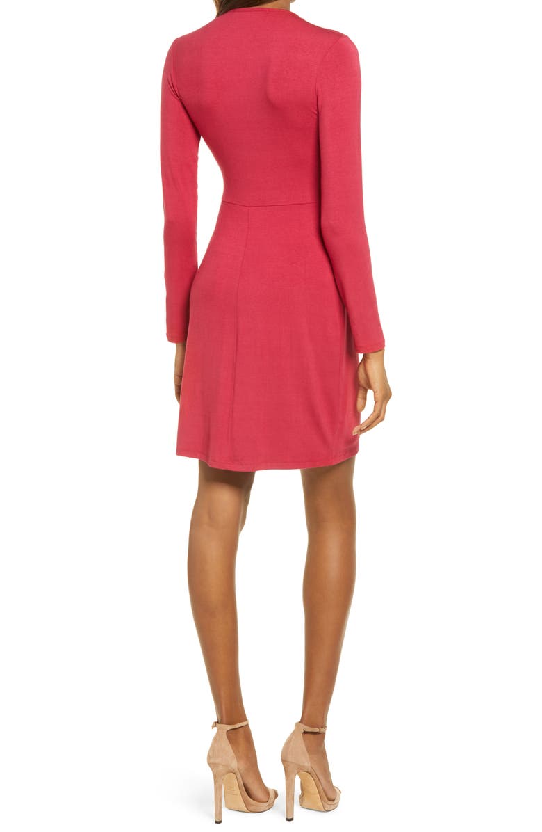 Fraiche by J Long Sleeve Sheath Dress, Alternate, color,