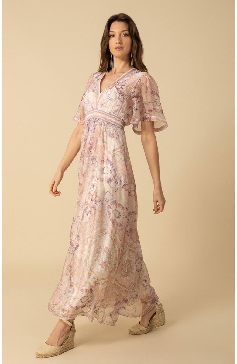 Halebob Jaliyah Chiffon Dress Maxi, Alternate, color, 
