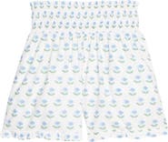 BISBY Kids' Shirred Ruffle Shorts