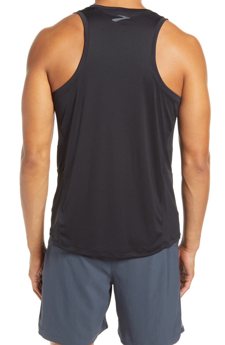 Brooks Stealth Men's Performance Running Tank, Alternate, color, 