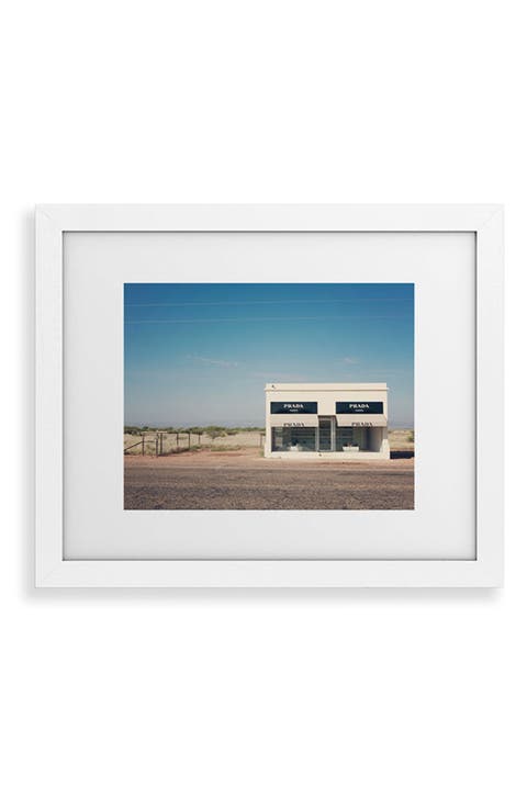 Irony in West Texas Framed Art Print