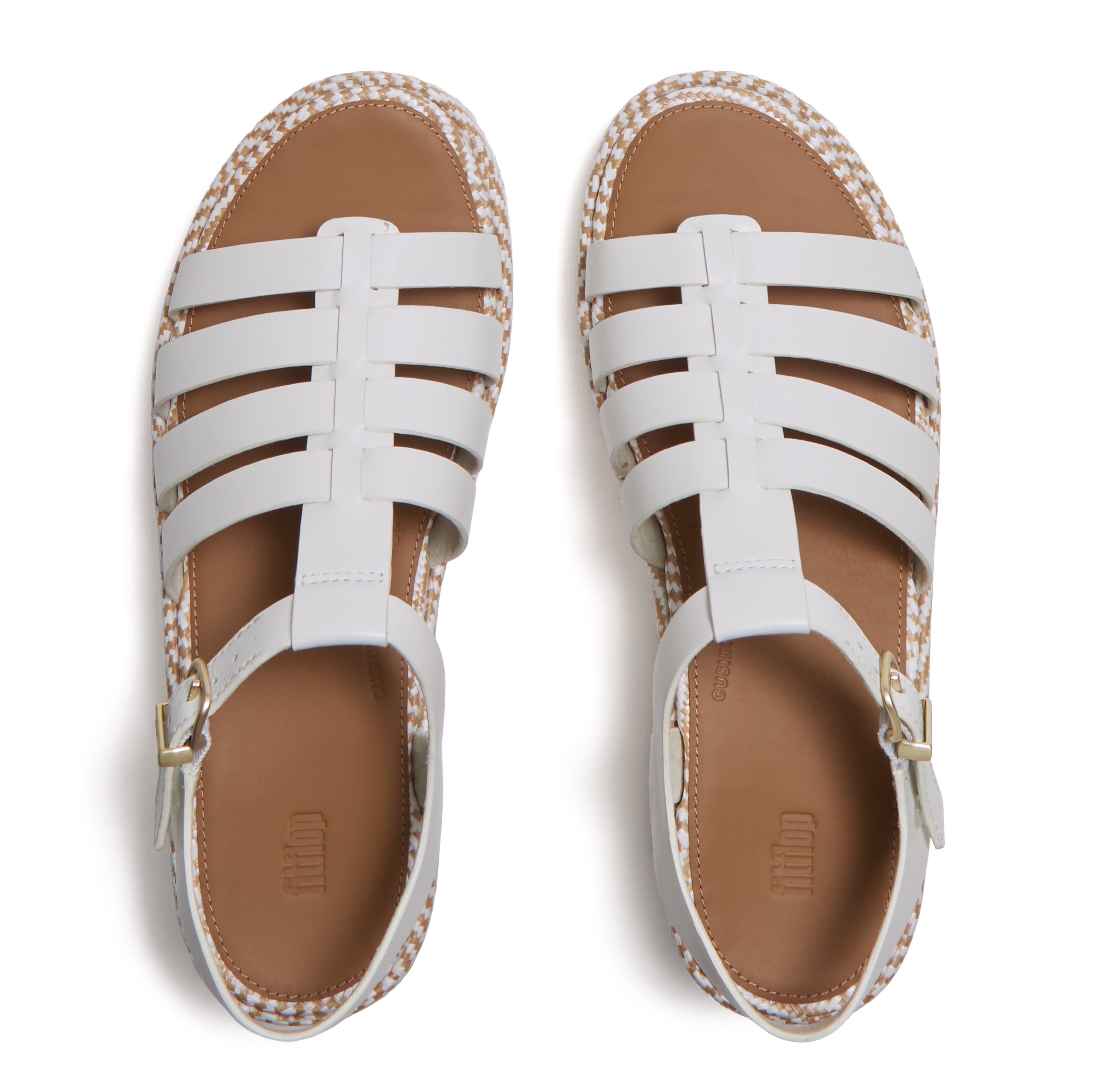 FitFlop Platfforms Graphic-Fisherman, Alternate, color, Urban White