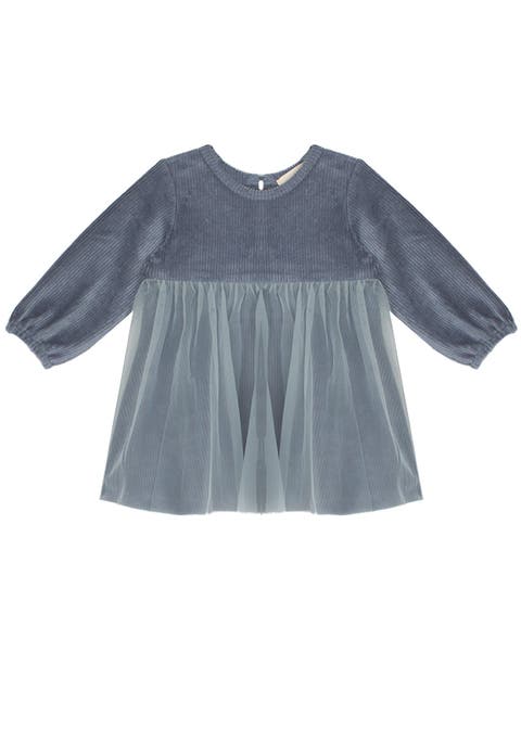 Skylar Blue Suede Dress (Toddler, Little Kid & Big Kid)