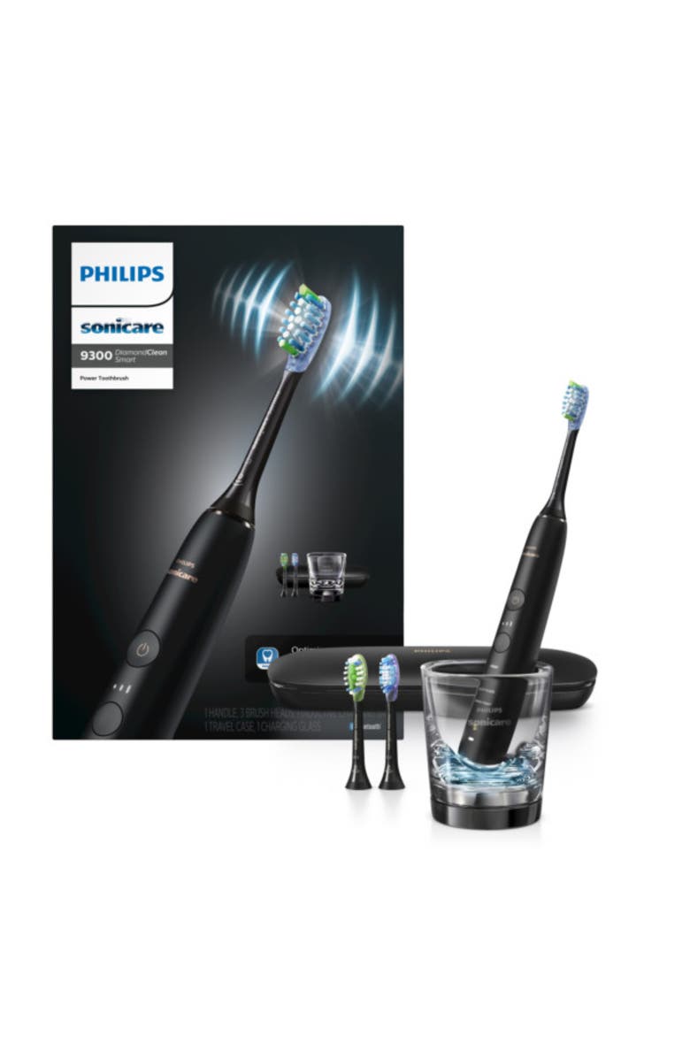 Philips Sonicare DiamondClean Smart 9300 Electric Toothbrush Black, Main, color, Black