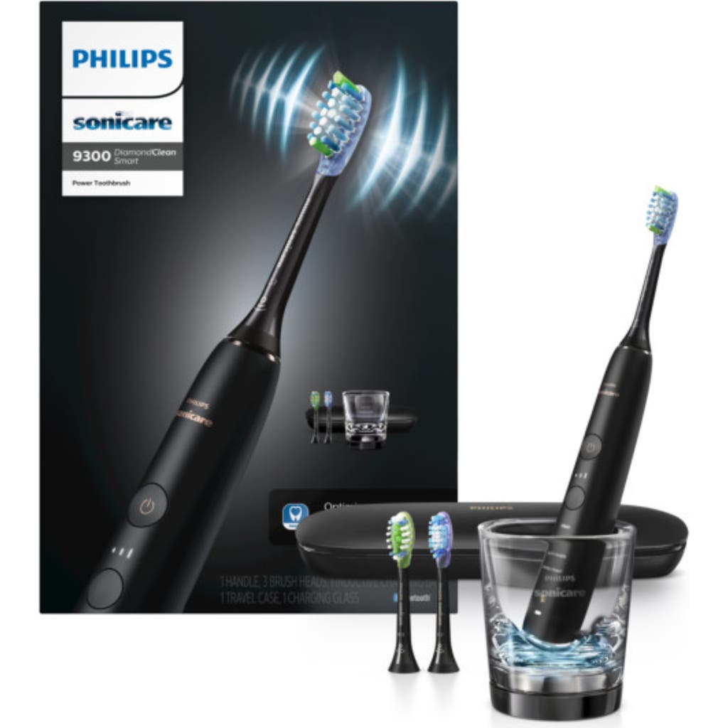 Philips Sonicare Diamondclean Smart 9300 Electric Toothbrush Black In Black