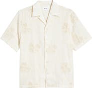 NN07 Ben Embroidered Detail Organic Cotton Camp Shirt