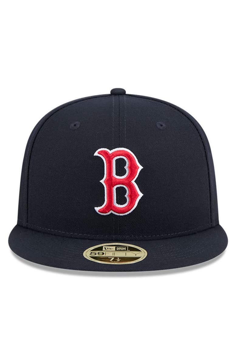 New Era Men's New Era Navy Boston Red Sox Baseball Hall of Fame 59FIFTY Fitted Hat, Alternate, color, Navy