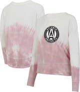 CONCEPTS SPORT Women's Concepts Sport Pink/White Atlanta United FC Orchard Tie-Dye Long Sleeve T-Shirt