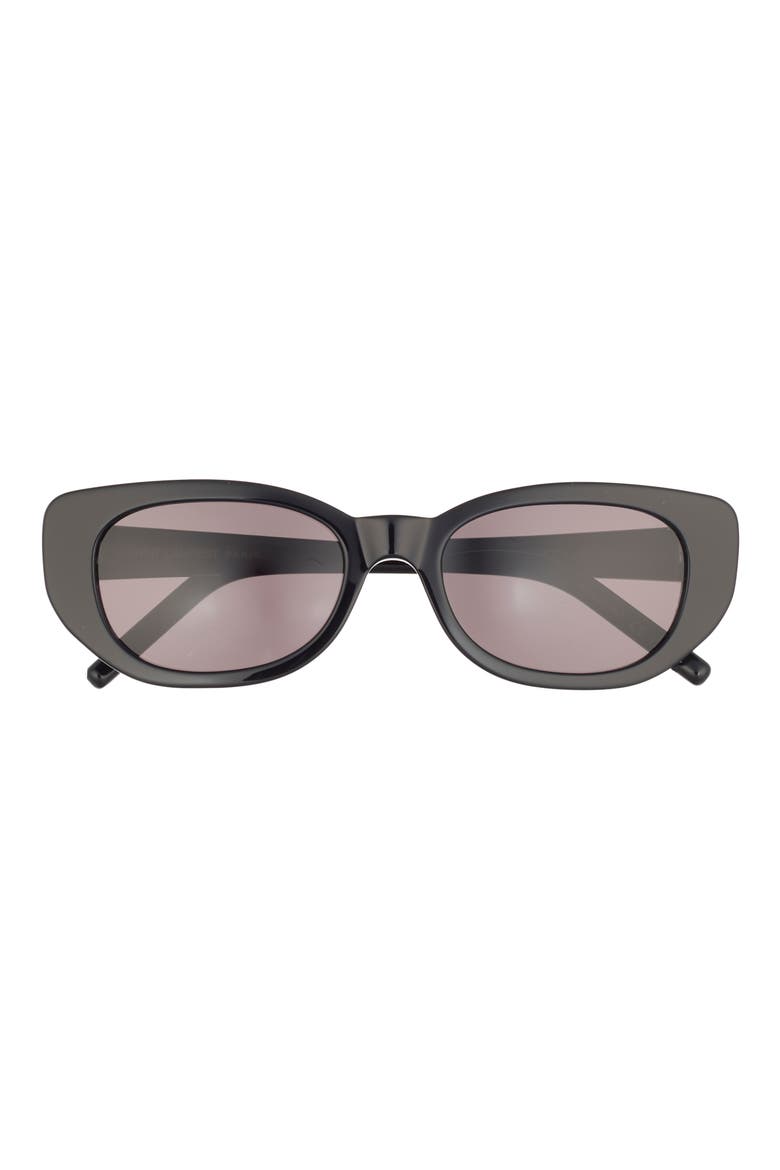 Betty 53mm Cat Eye Sunglasses, Main, color, BLACK