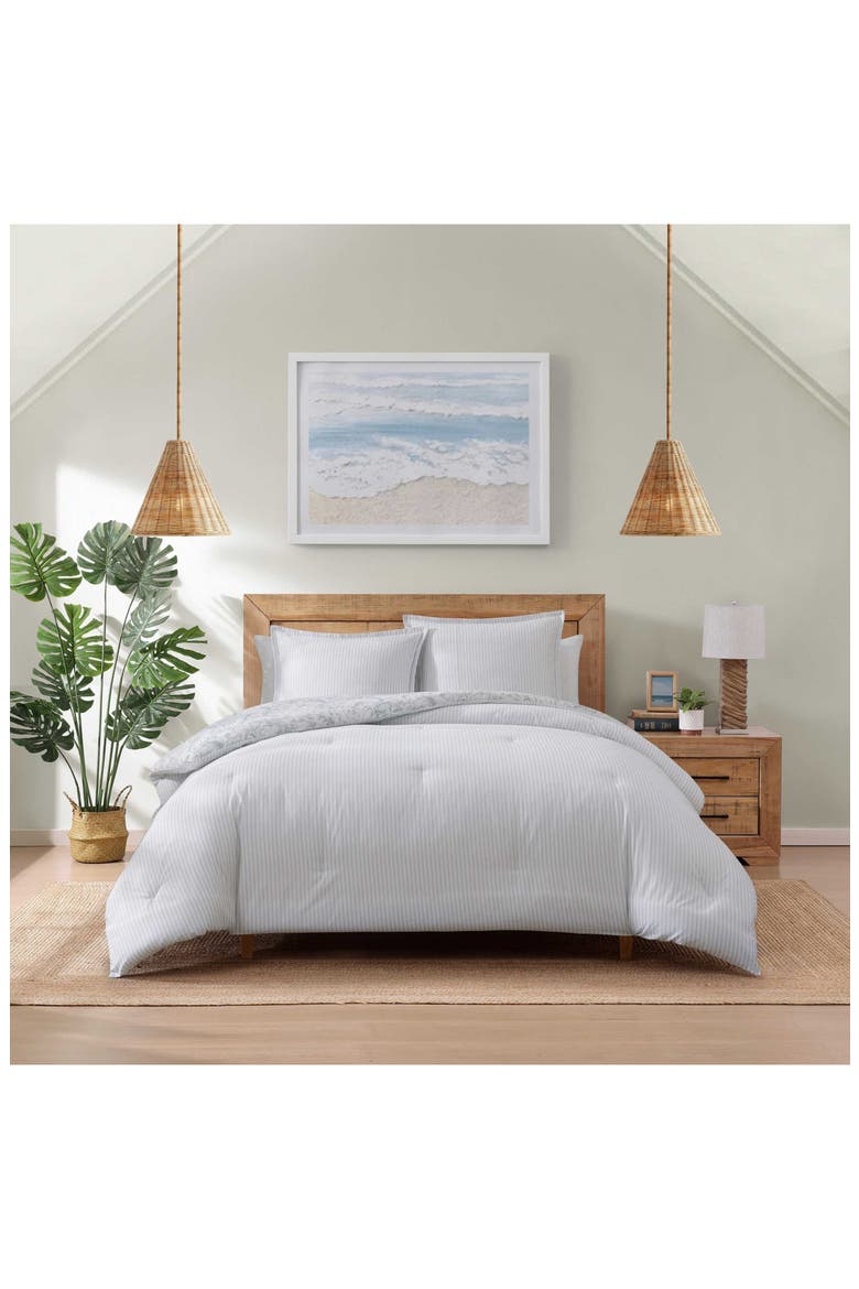 Orchid Bay Cotton Comforter & Sham Set, Alternate, color, WHITE