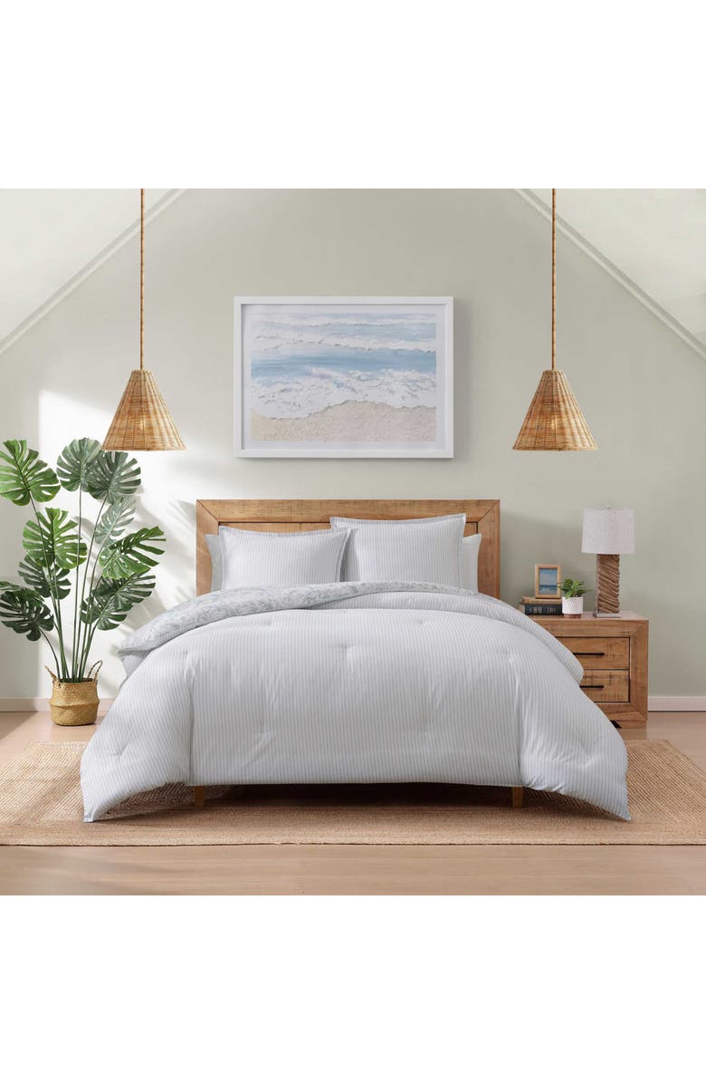 Tommy Bahama Orchid Bay Cotton Comforter & Sham Set, Alternate, color, White