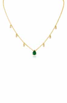 CZ by Kenneth Jay Lane Cubic Zirconia Shaker Pendant Necklace