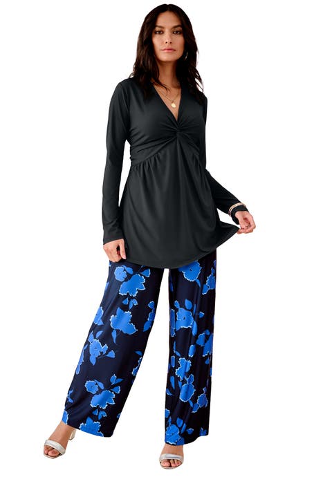 Shirred Empire Waist Tunic