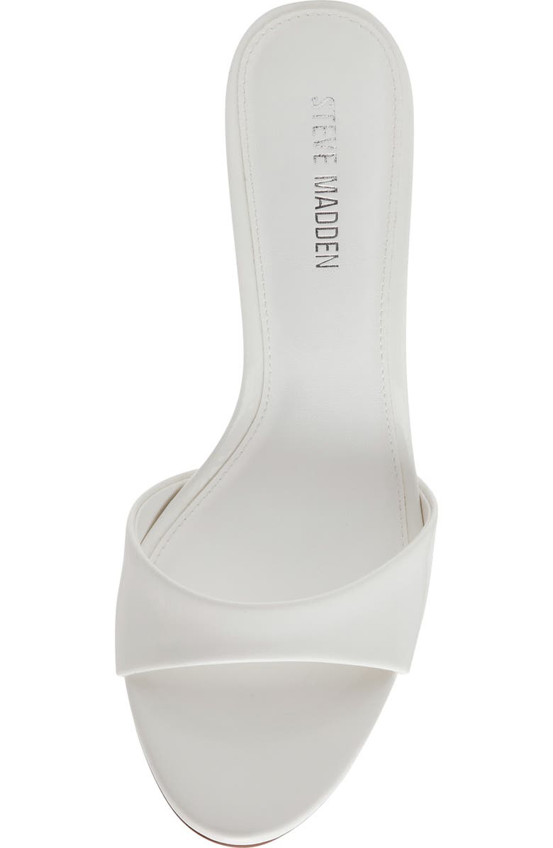 Steve Madden Davina Stiletto Sandal, Alternate, color, White Patent