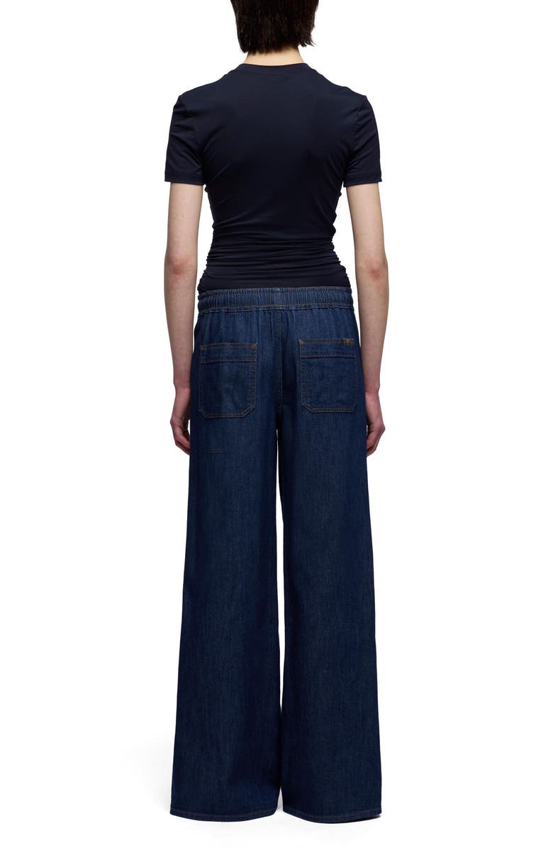7 For All Mankind Utility Wide Leg Drawstring Jeans, Alternate, color, Halona