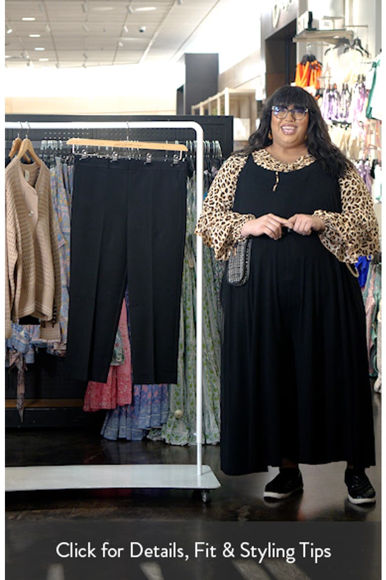 Pull-On Ankle Slim Pants video