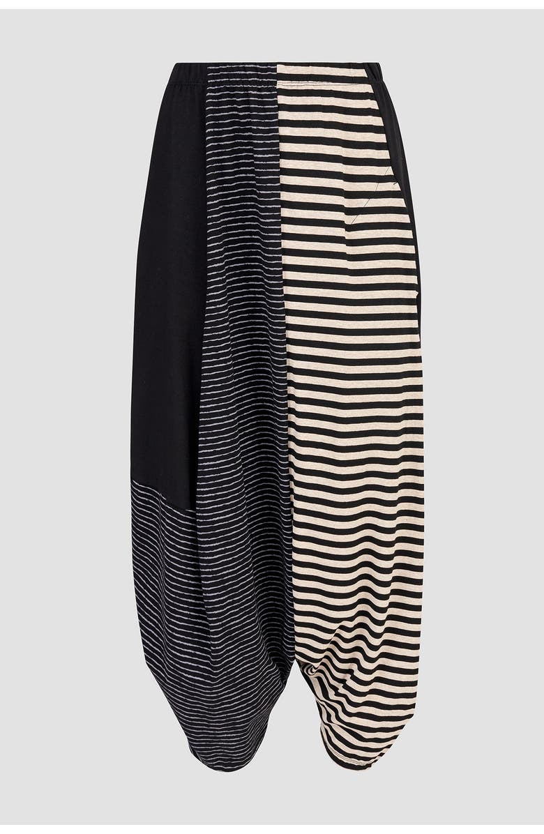 Alembika Patchwork harem- style oval silhouette pants, Alternate, color, 