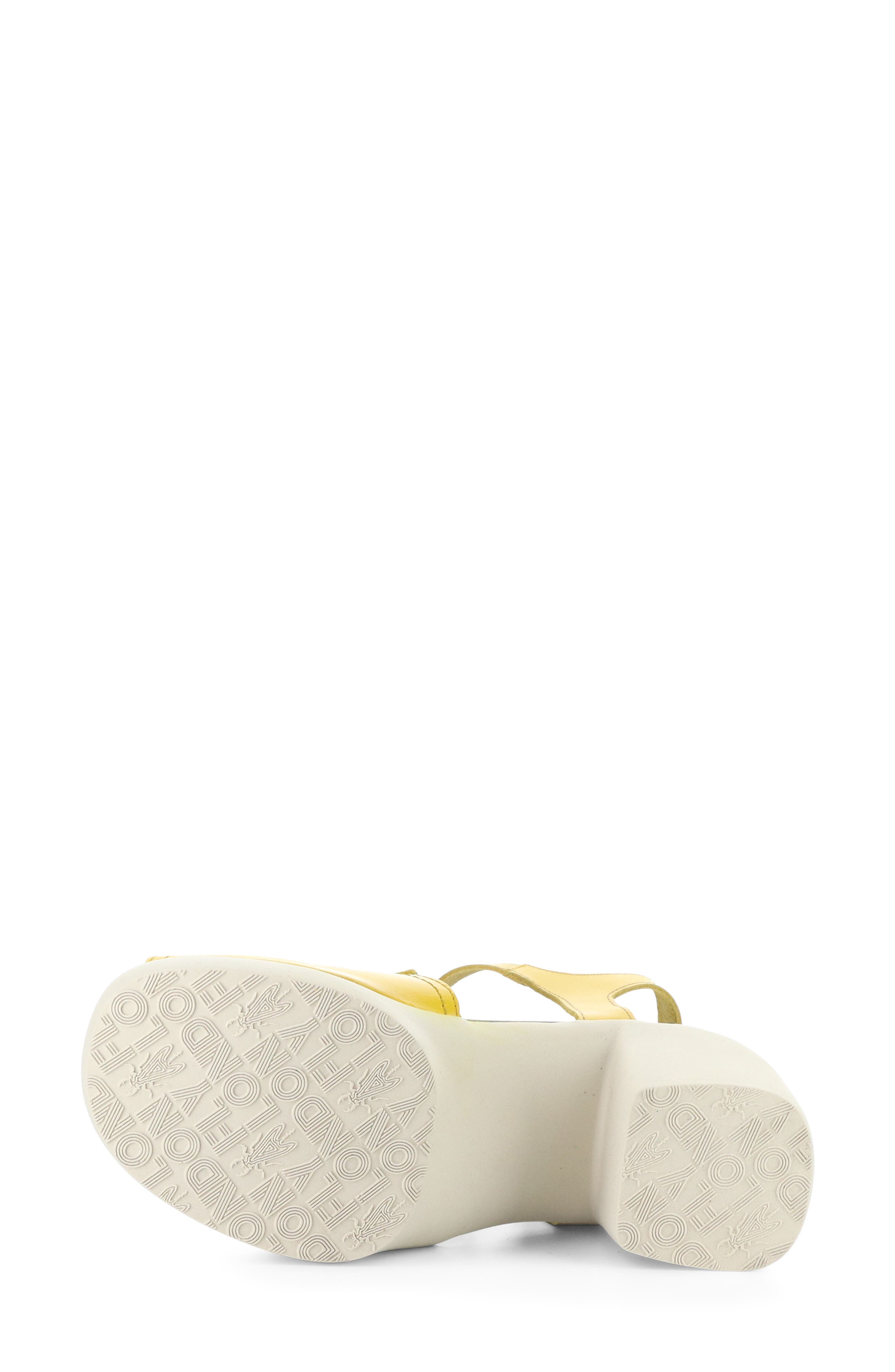 Flig Ankle Strap Platform Sandal, Alternate, color, YELLOW