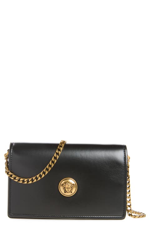 Mini Emblème Lambskin Leather Crossbody Bag