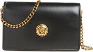 Versace Mini Emblème Lambskin Leather Crossbody Bag