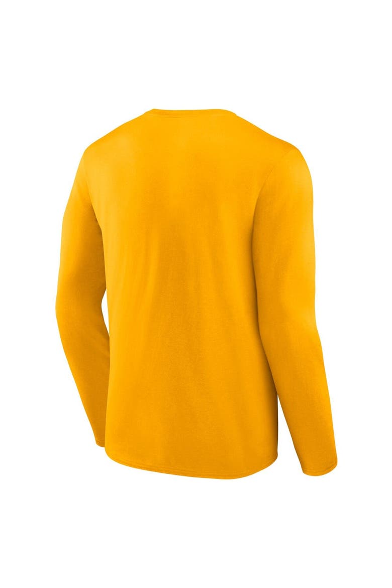 Men's Fanatics Branded Gold St. Louis Blues Team Victory Arch Long Sleeve T-Shirt, Alternate, color, Yellow