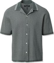rag & bone Harvey Cross Stitch Camp Shirt