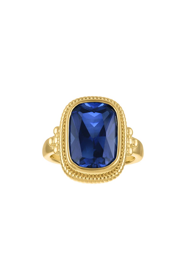 Lab Created Sapphire Statement Ring, Main, color, YELLOW