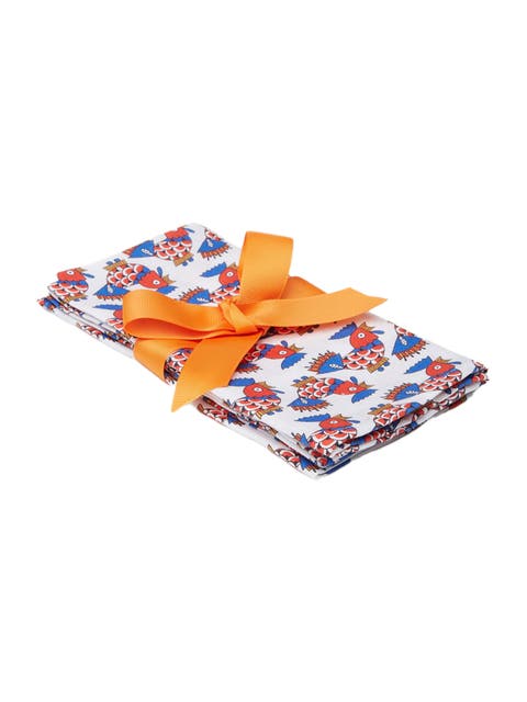 Large Napkins Set Of 2 (45X45) Galletti Multicolor