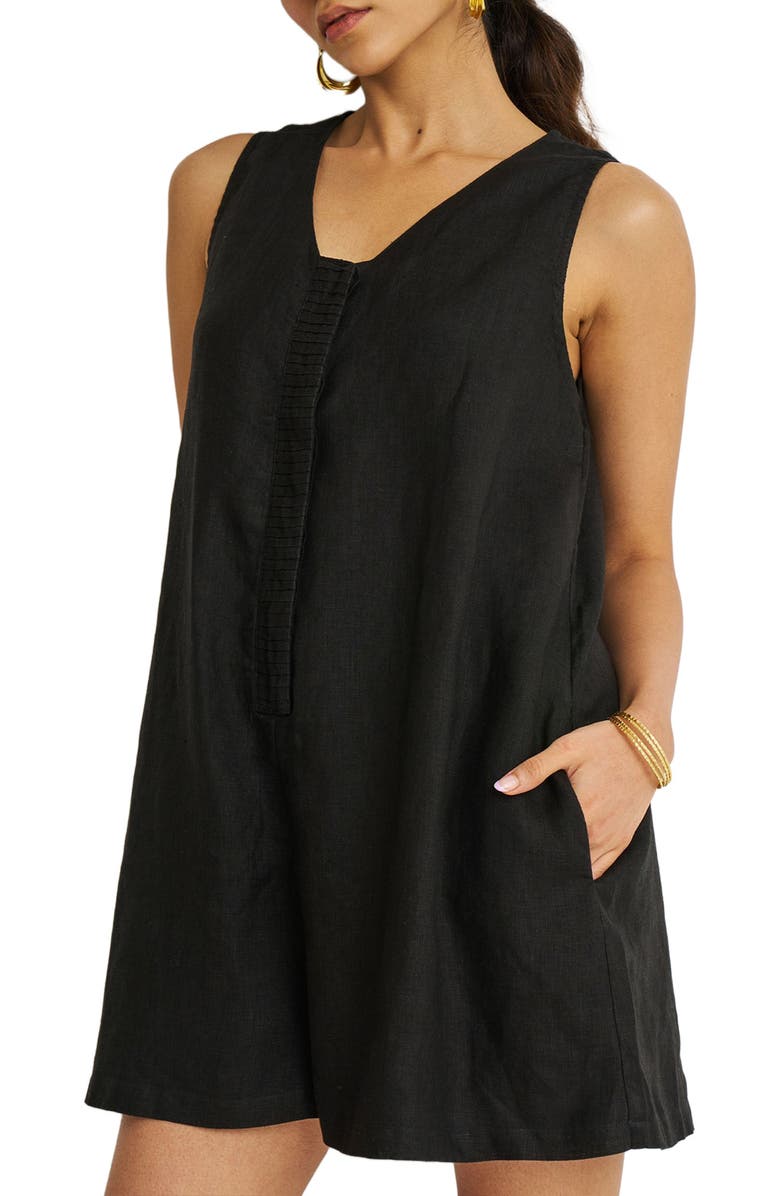 Reistor Romp and Play Romper, Alternate, color, Black