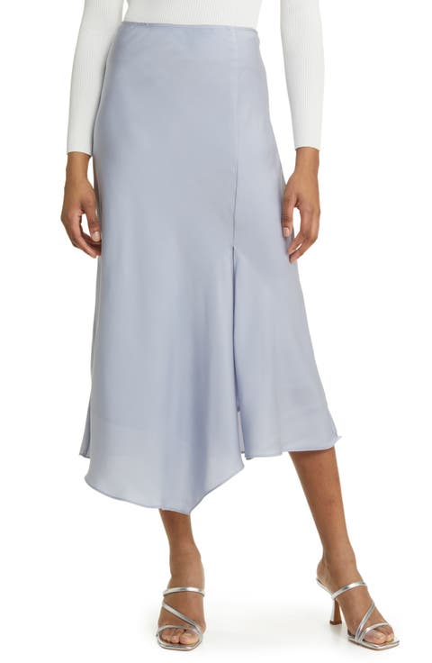 Satin Midi Skirt