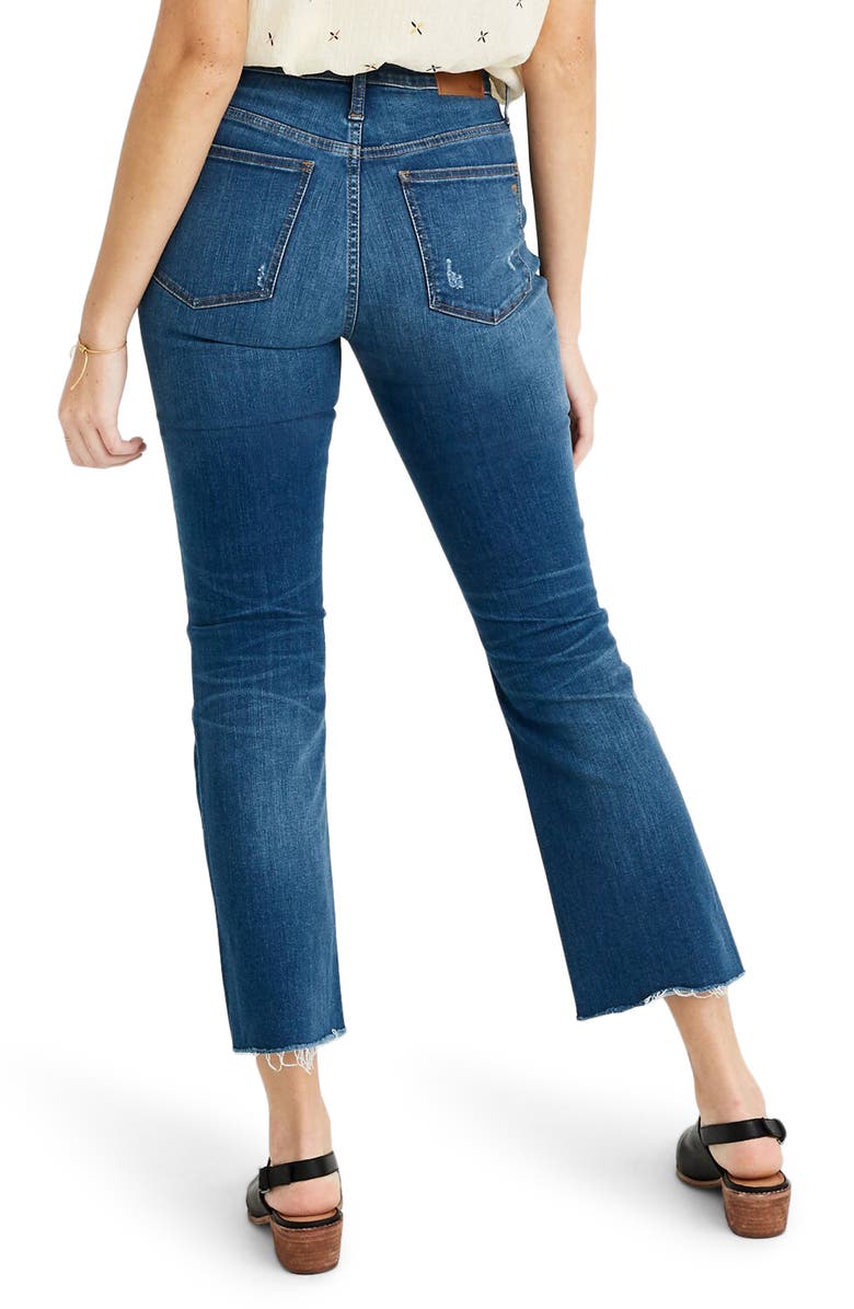 Madewell Raw-Hem Edition: Cali Demi Boot Jeans, Alternate, color, 