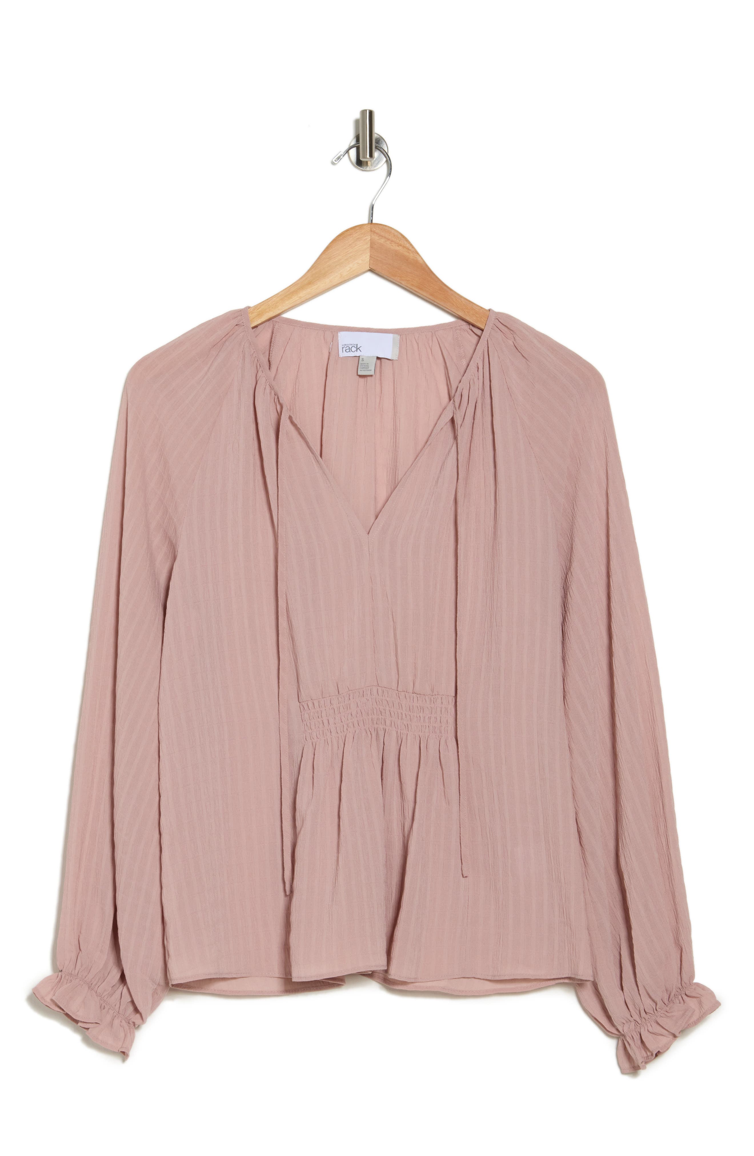 NORDSTROM RACK Shadow Stripe Long Sleeve Top (Women) | Nordstromrack