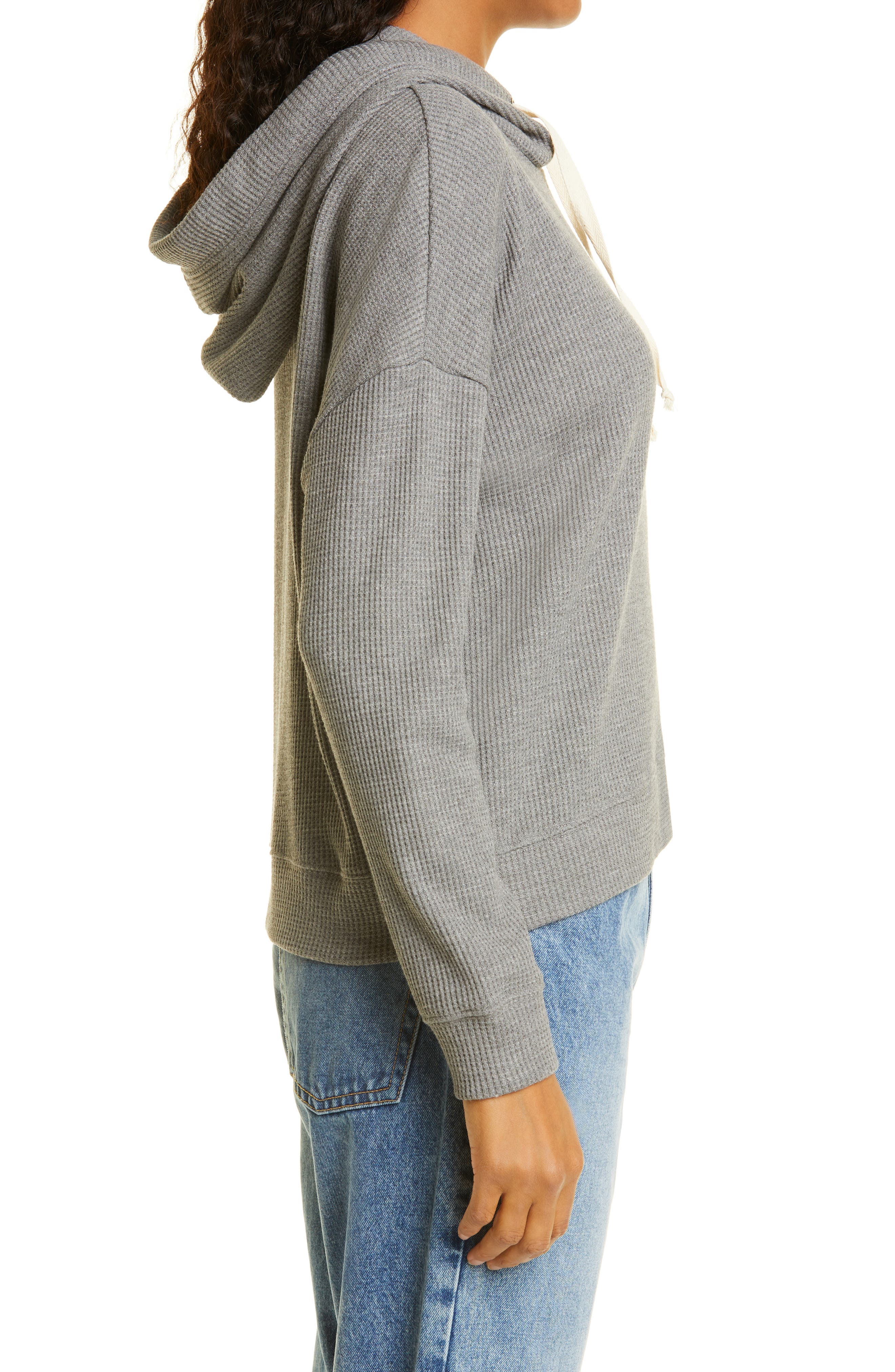 Rails Murray Waffle Knit Pullover Hoodie (Women) | Nordstromrack