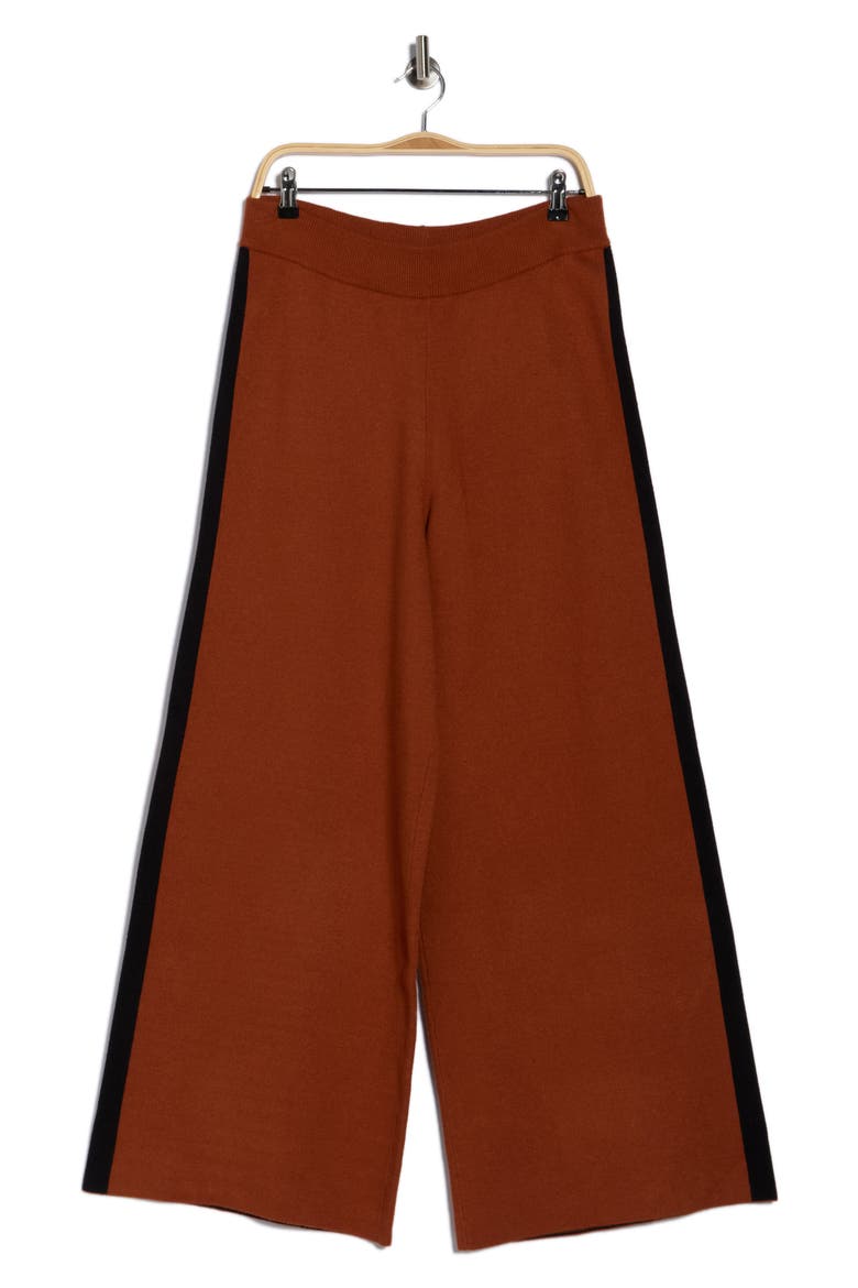 Side Stripe Pull-On Pants, Alternate, color, CARAMEL CAFE