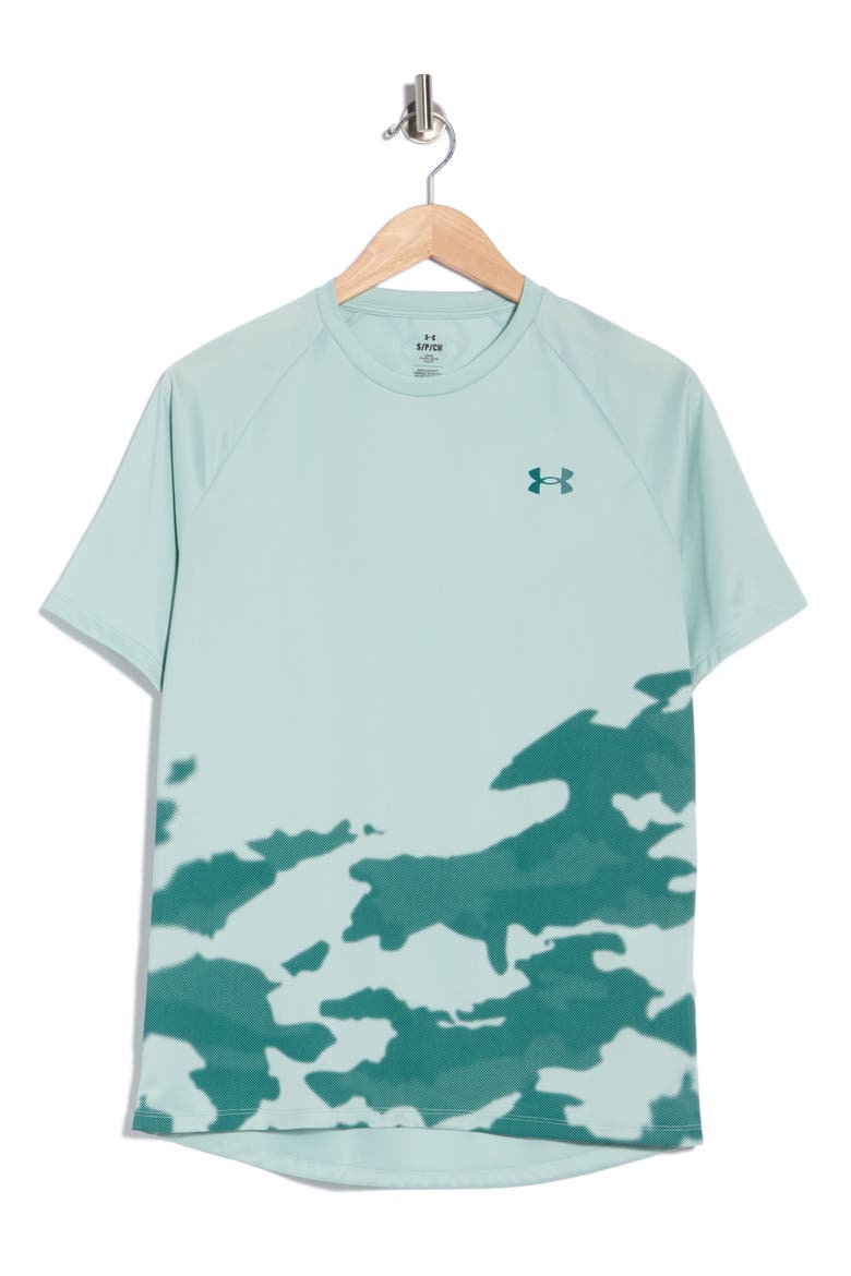 Tech Novelty Performance T-Shirt, Main, color, 477 ENAMEL BLUE
