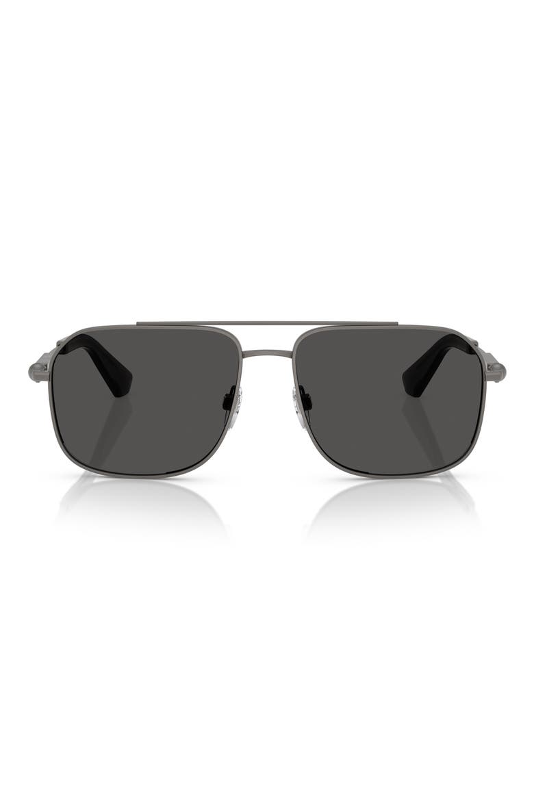 59mm Pilot Sunglasses, Alternate, color, GREY