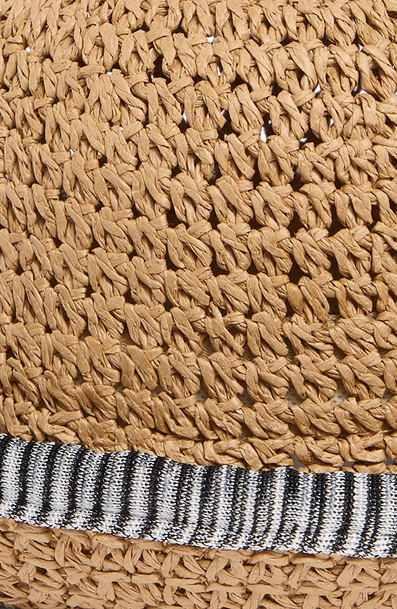 Missoni Straw Fedora, Alternate, color, 0002 Tan