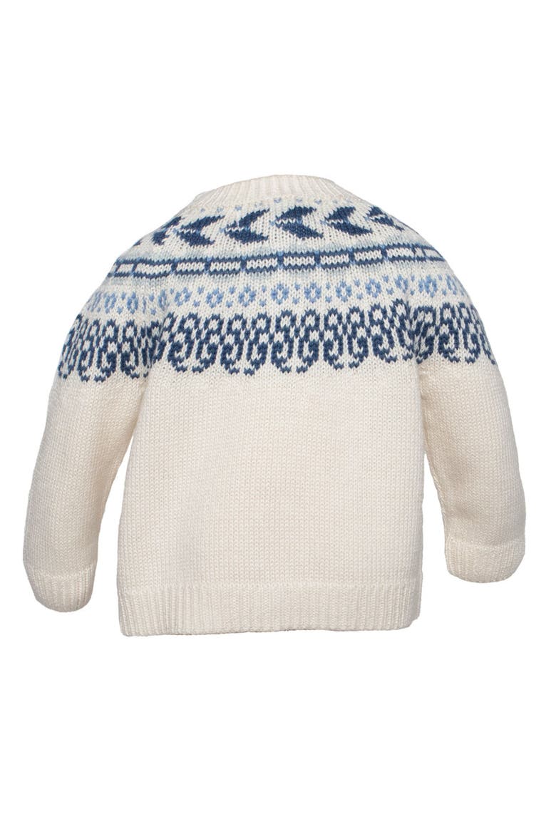 Fair Isle Sweater, Alternate, color, Ivory Multi