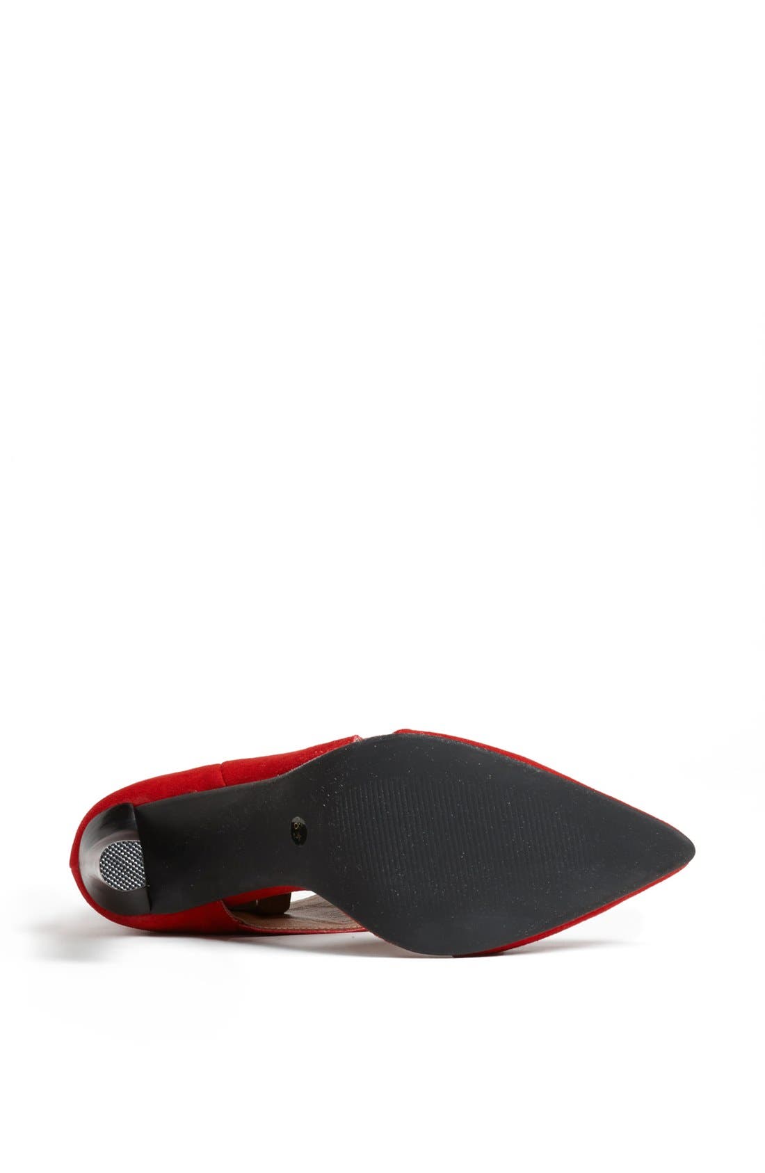 'Barnes' Bootie, Alternate, color, RED SUEDE
