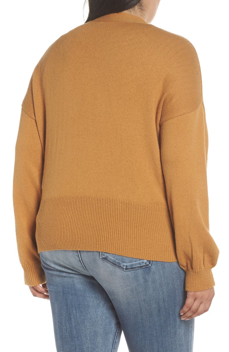 BP. Shrunken Boyfriend Cardigan, Alternate, color, 