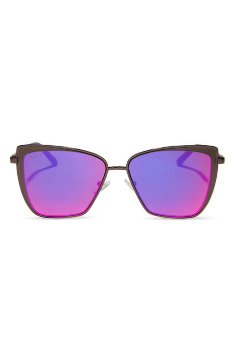 58mm Square Sunglasses