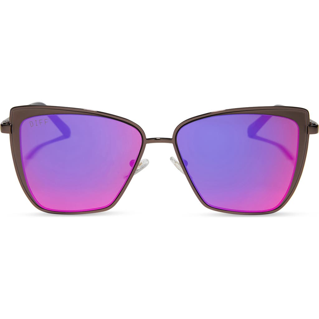 DIFF DIFF 58MM SQUARE SUNGLASSES