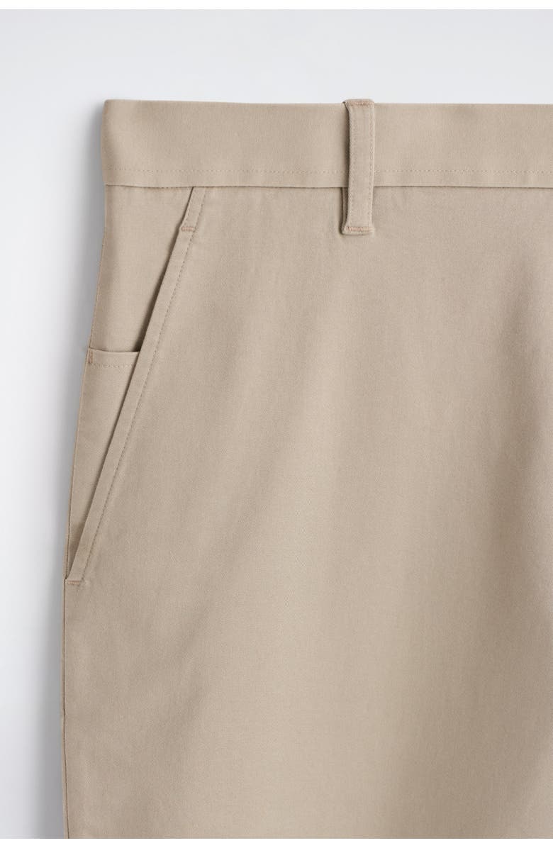 COS Cotton Slim-Fit Straight-Leg Chinos, Main, color, Beige