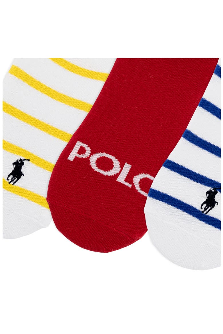 Assorted 3-Pack Saint James No-Show Socks, Alternate, color, WHITE ASSORTED