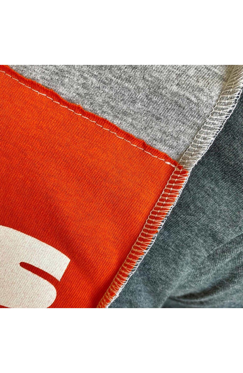 REFRIED APPAREL Men's Refried Apparel Heather Gray Chicago Bears Sustainable Split T-Shirt, Alternate, color,