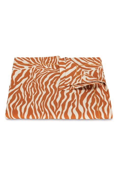 Regine Zebra Stripe Linen Tablecloth