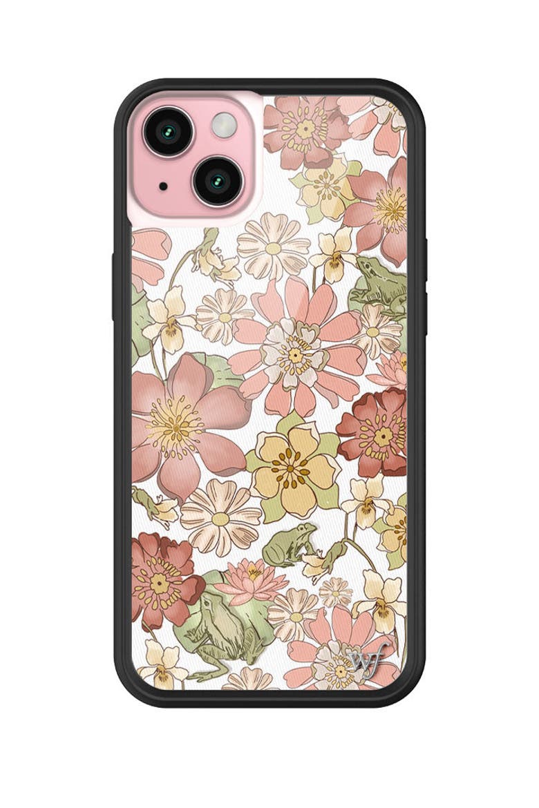 Lilypad Floral iPhone Case, Alternate, color, Green