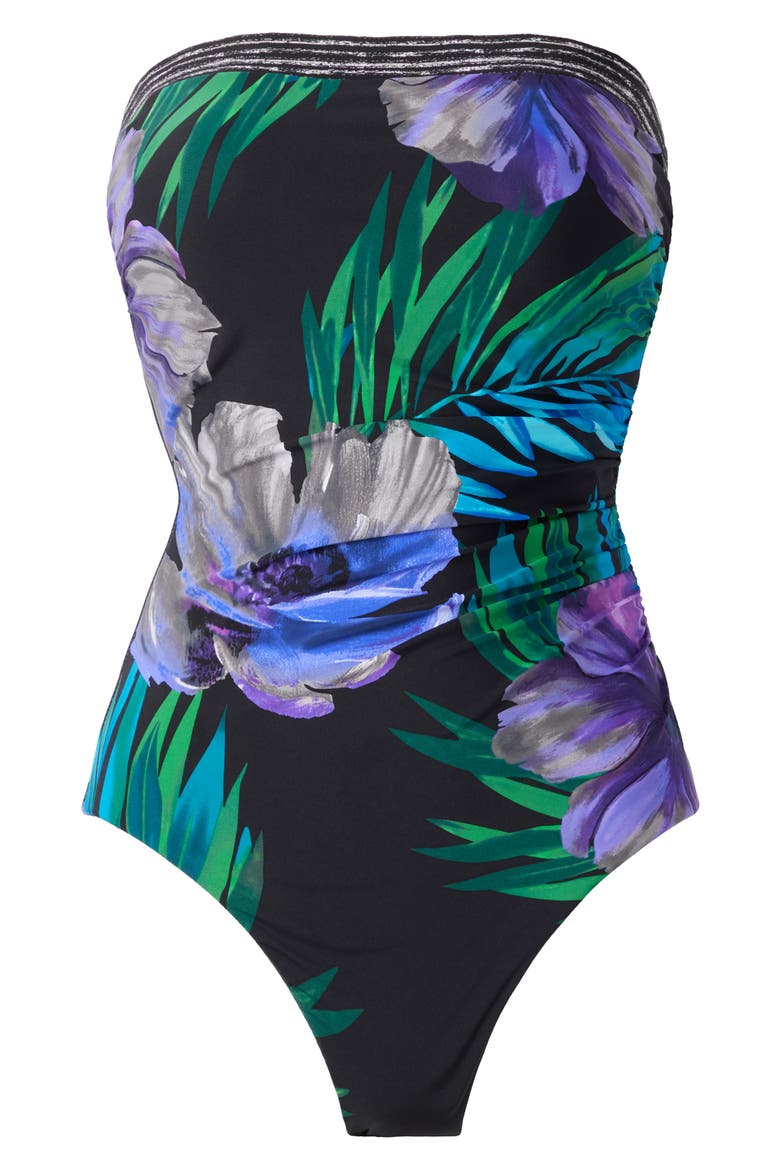 Flora Aura Avanti One-Piece Swimsuit, Alternate, color, BLM