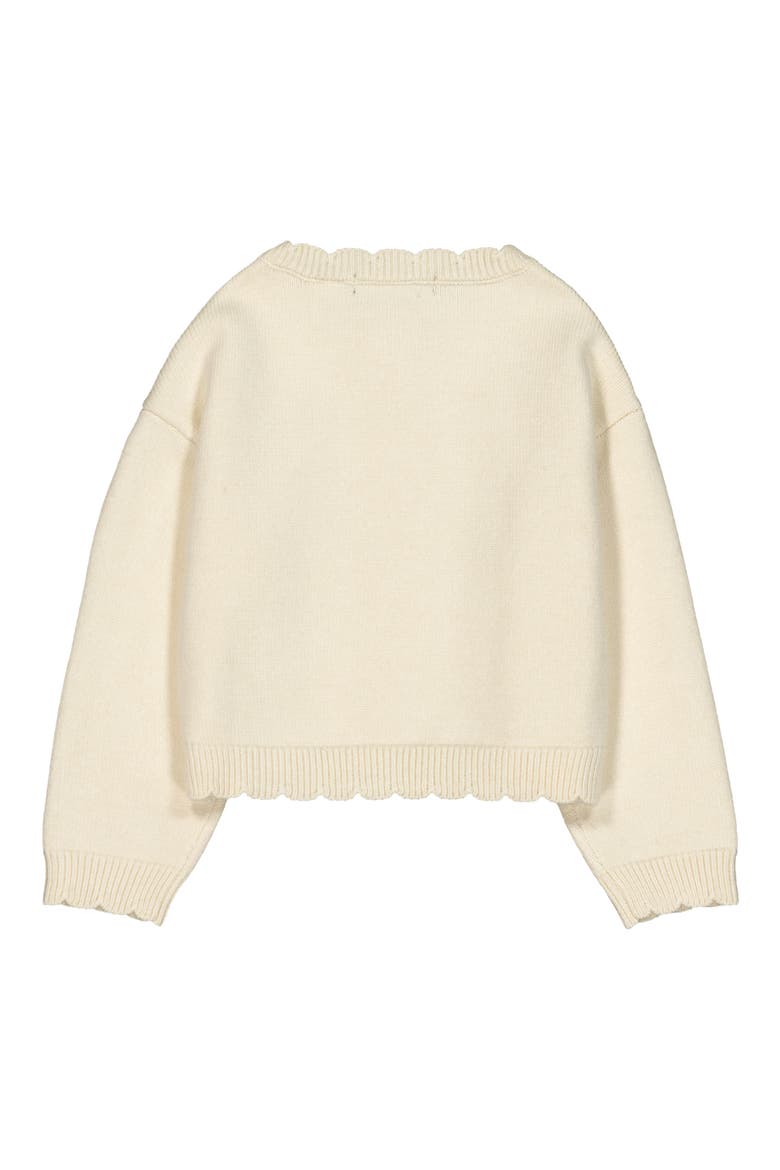 Kids' Cardigan & Dress Set, Alternate, color, ECRU
